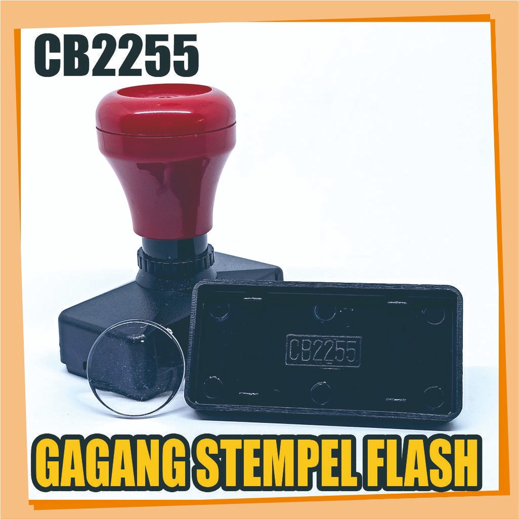 Jual Gagang Stempel Flash Kotak Ukuran Cb X Mm Shopee Indonesia