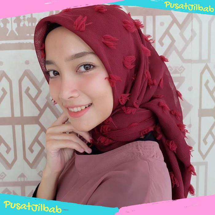 Jual Jilbab Kerudung Hijab Premium Segi Empat Rubiah Square Murah ...