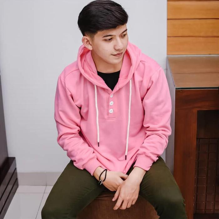 Hoodie pink polos sale