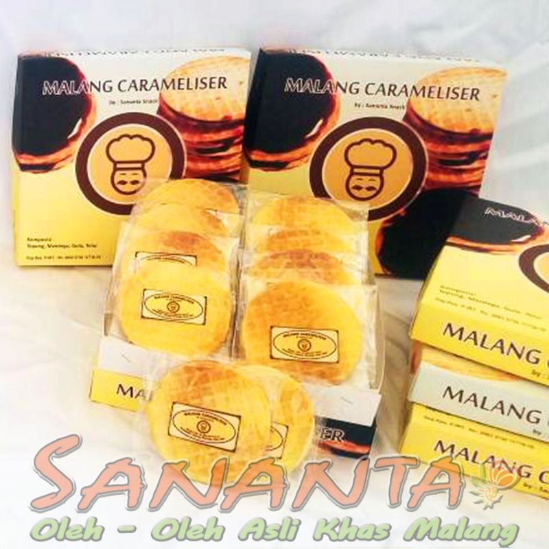 Jual Malang Caramiser by Sananta Snack Waffle 250gr Shopee Indonesia
