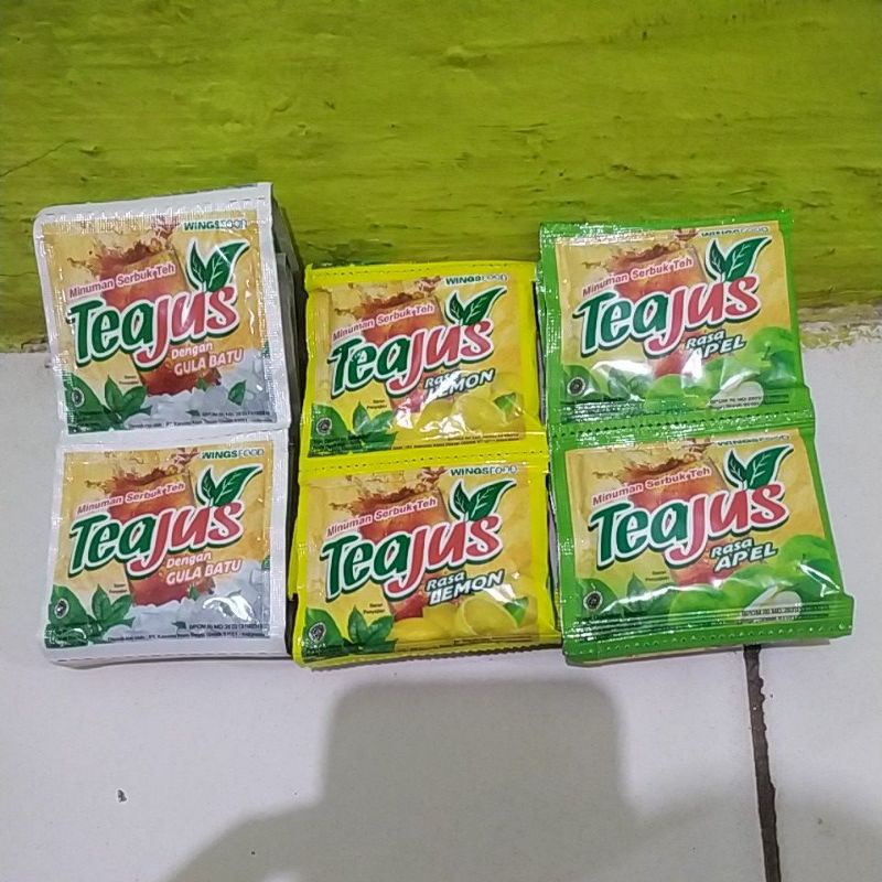 Jual Tea Jus Minuman Serbuk Teh Renceng Isi 10 Saset Shopee Indonesia 7262