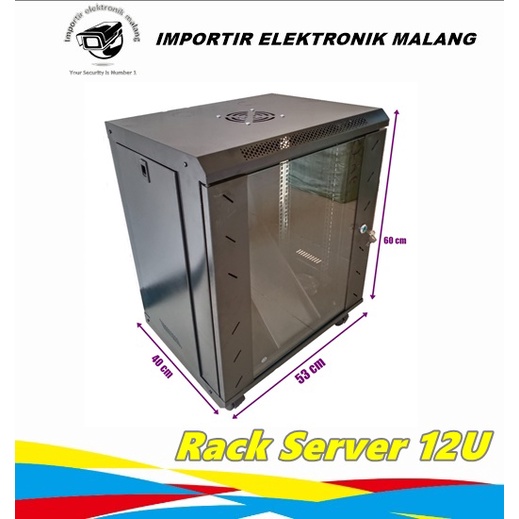 Jual IEM - RAK RACK SERVER 12U + RODA | Shopee Indonesia