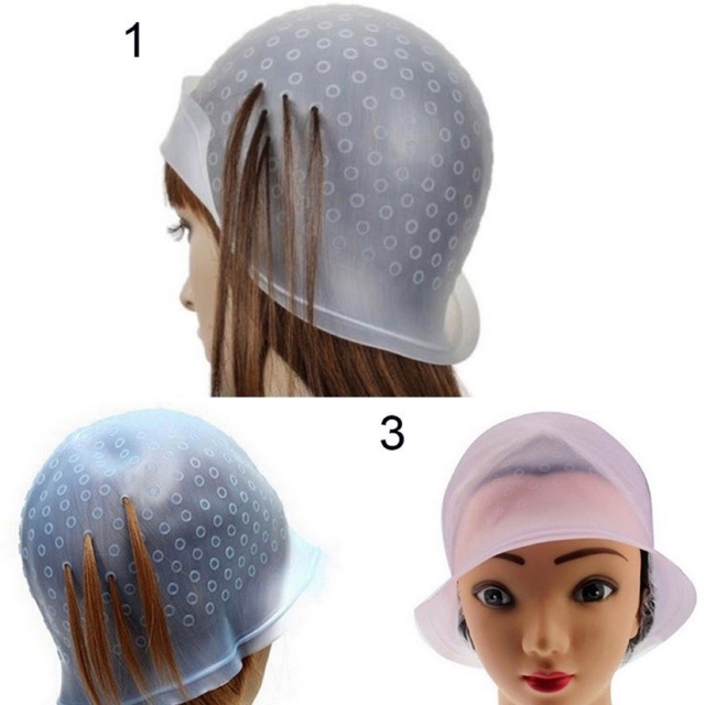 Jual Penutup Kepala /topi Silicon Reusable untuk Cat Rambut/Highlight ...
