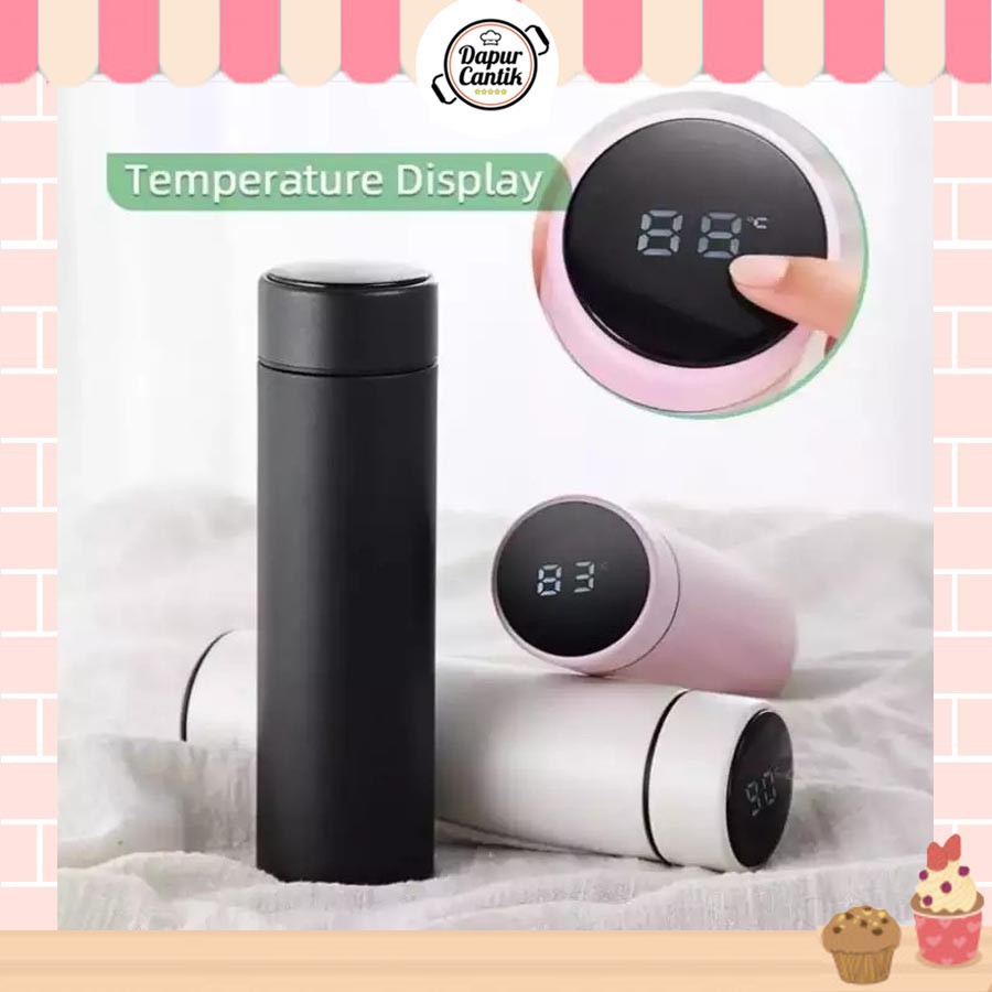 Jual DapurCantik Termos Termometer LED Temperatur Suhu Botol Minum ...
