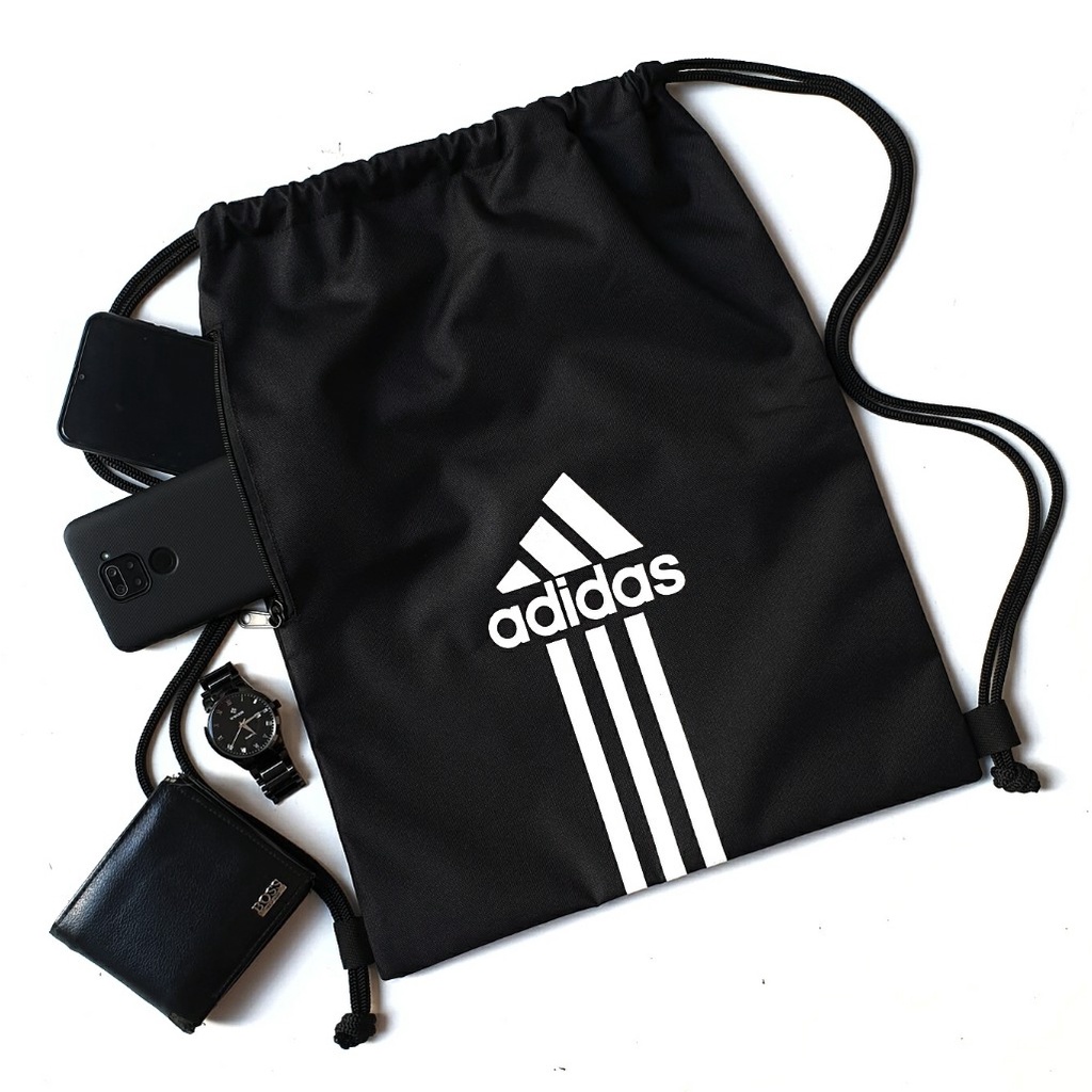 Tas Serut String bag Gymsack Sport Adidas Tas Futsal Sepak bola Olahraga  ADS001
