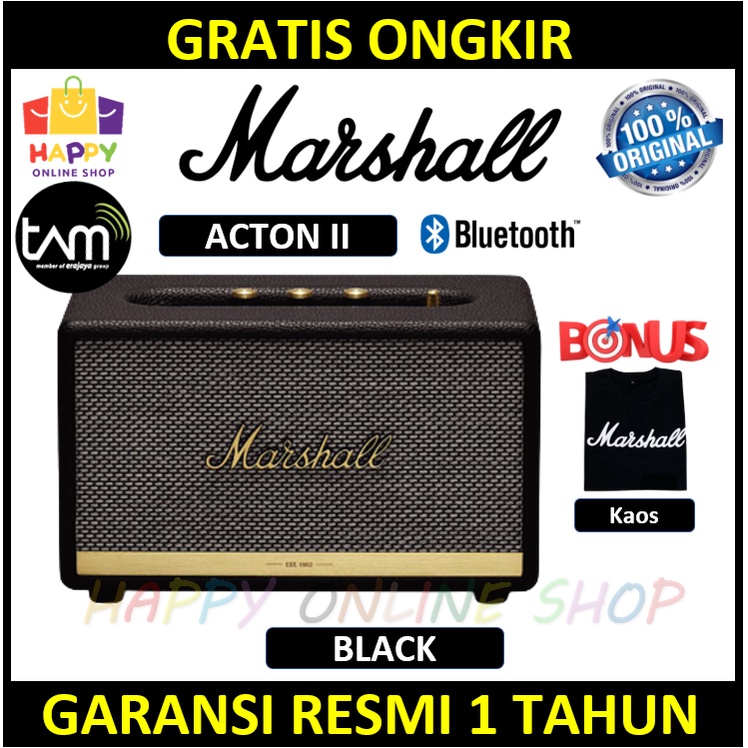 Jual Marshall Acton II Bluetooth Speaker Marshall Action 2 Wireless ...