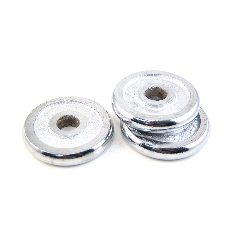 Jual PLAT BEBAN CHROME 1KG F622 / PEMBERAT BARBEL 1 KILO / LEMPENGAN ...