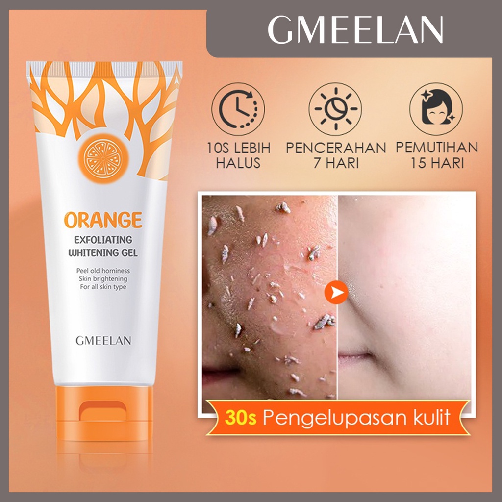 Jual Gmeelan Orange Exfoliating Eksfoliasi Gel Whitening 50g Scincare