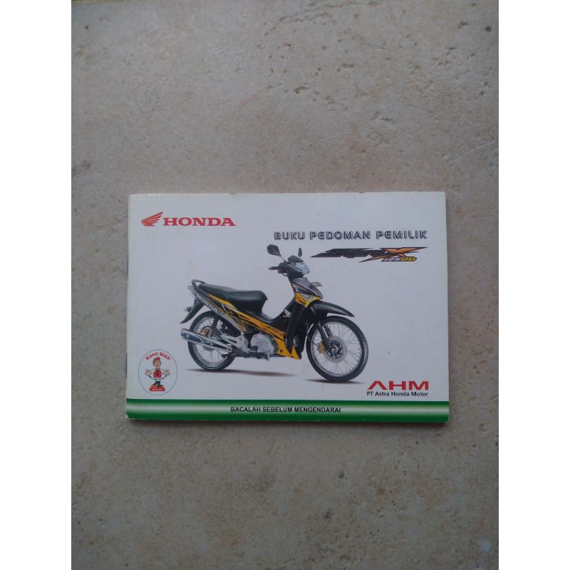 Jual Buku Pedoman Pemilik Motor Honda Supra X Dd Shopee Indonesia