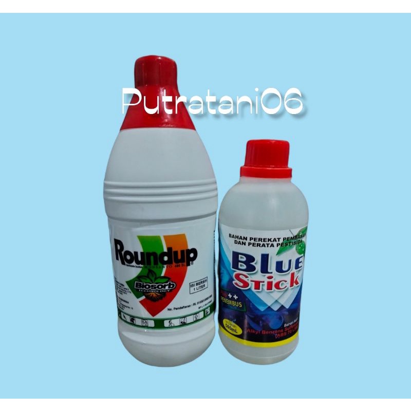 Jual (Paket Hemat) Herbisida Roundup 1 Liter + Bahan Perekat 500ml ...