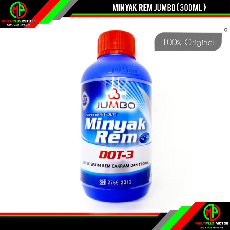 Jual Minyak Rem Jumbo Dot 3 Oli Rem Jumbo 300ml Dot 3 Original 100 Shopee Indonesia 0152