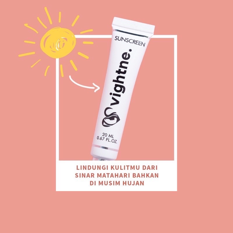 Jual SUNSCREEN VIGHTNE BY VAVL (VIVALENTINE) Shopee Indonesia
