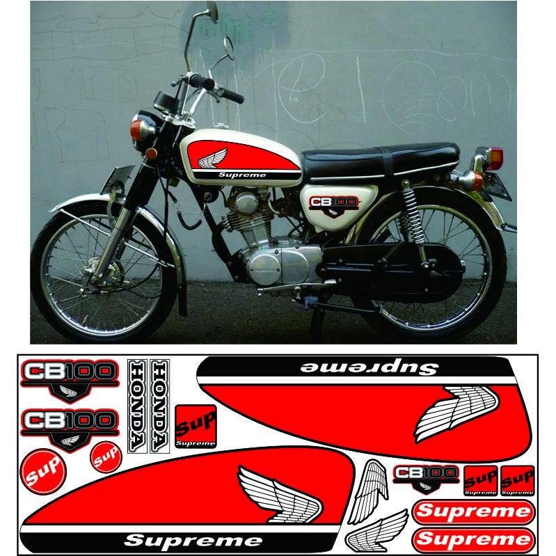 Jual SETIKER LIST STRIPING MOTOR HONDA CB100 VARIASI UNIVERSAL MOTOR ...