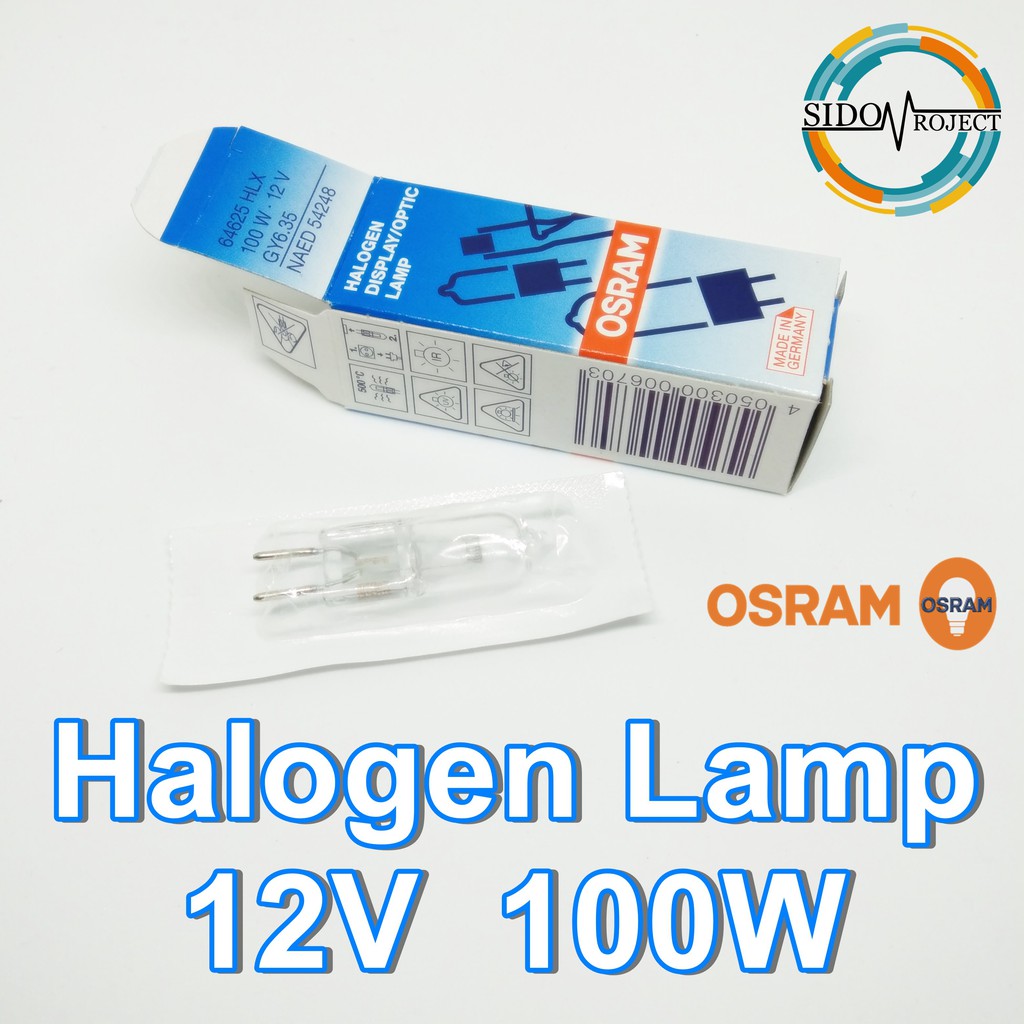 Jual Osram 12V 100W Halogen Lampu Original 12 Volt 100 Watt | Shopee ...