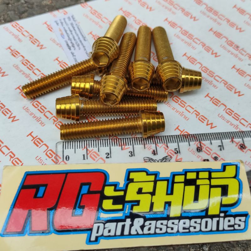 Jual Baut Probolt Kerucut Gold M X X Drat Panjang Mm Cm Heng Thailand Harga Satuan