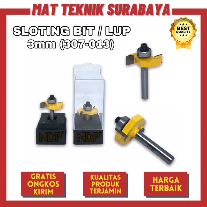 Jual Mata Profil Sloting Bit / Lup Kipas / T-Slot 3mm 6mm 307-013 307 ...