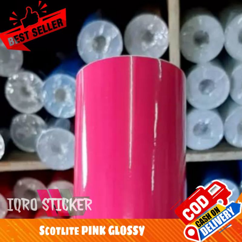 Jual Stiker Skotlet Motor Merk Profix Hitam Glossy Scotlite Profix