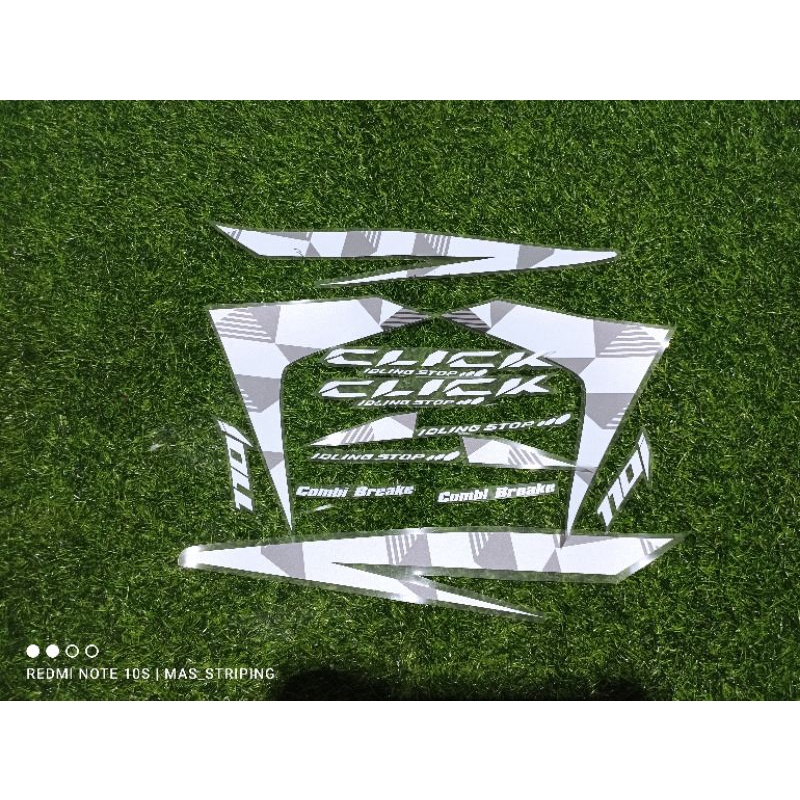 Jual striping vario 110 cw led/karbu click list simpel transparan