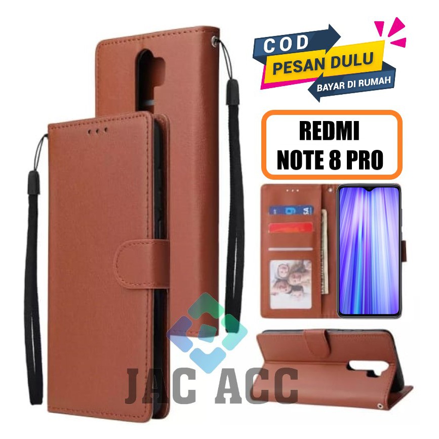 DOMPET HP UNTUK XIAOMI REDMI NOTE PRO LEATHER FLIP CASE WALLET UNTUK  XIAOMI REDMI NOTE PRO