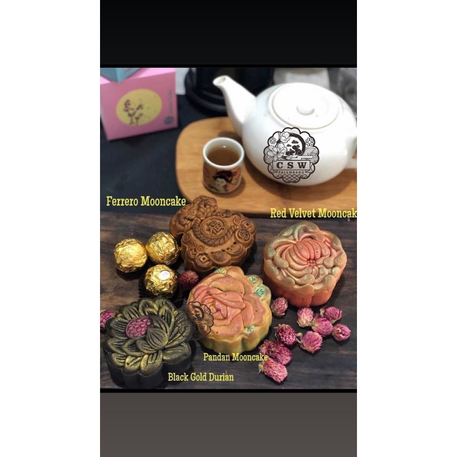 Jual Mooncake CSW isi satuan / pcs (VEGETARIAN) | Shopee Indonesia