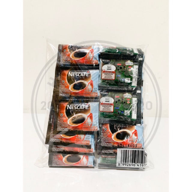 Jual NESCAFE COFFEE CLASSIC SACHET 60 pcs X 2gr / KOPI TANPA AMPAS 60