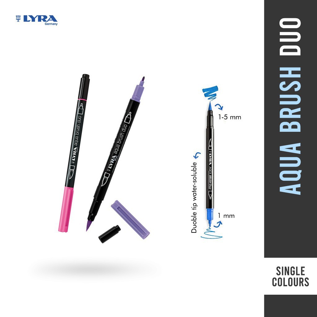 LYRA Aqua Brush Duo - Brush Pen (satuan)