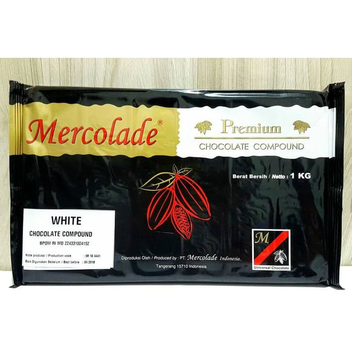 Jual Mercolade coklat comp 1kg / coklat batang dark dan whitte | Shopee ...