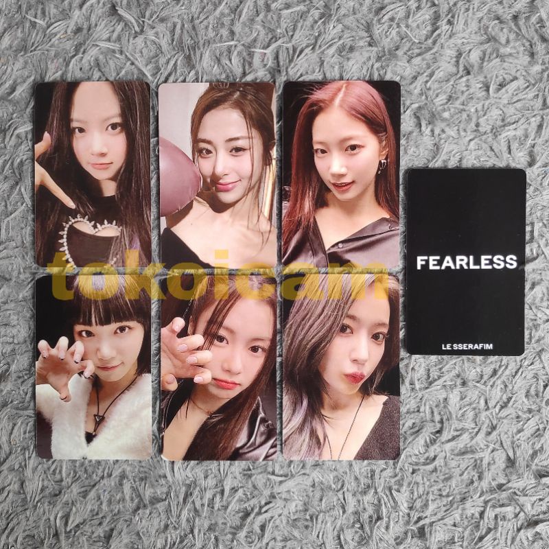 Jual Photocard LE SSERAFIM Fearless selfie selca ver album | Hong