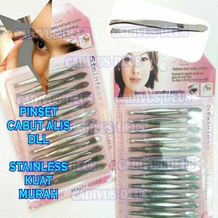 Jual Pinset Stainless Steel / Pinset Cabut Alis / Pinset Serbaguna ...