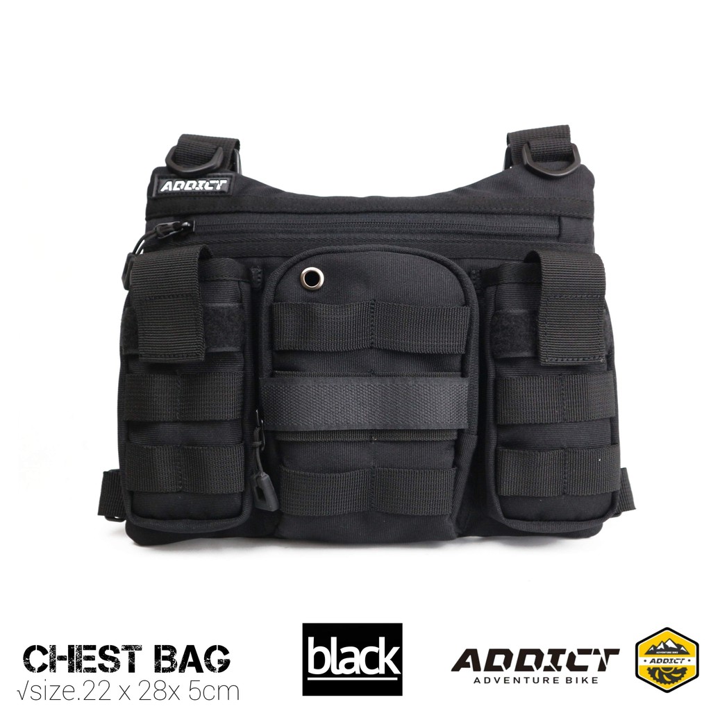 Jual tas dada chestbag tactical outdoor protector rompi motor | Shopee ...