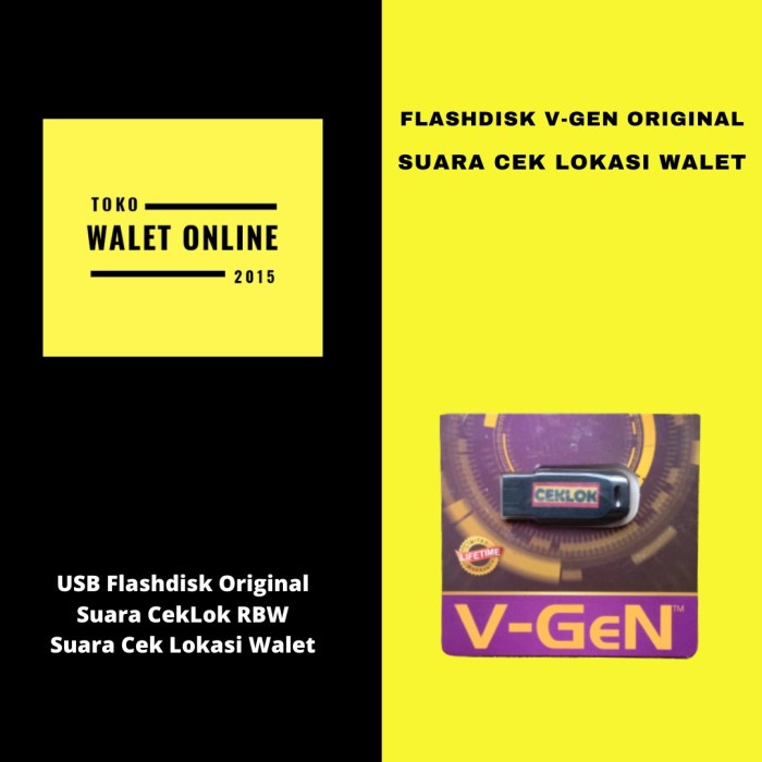 Jual USB FLASHDISK SUARA PANGGIL KUMPUL CEK LOKASI WALET CEKLOK ...