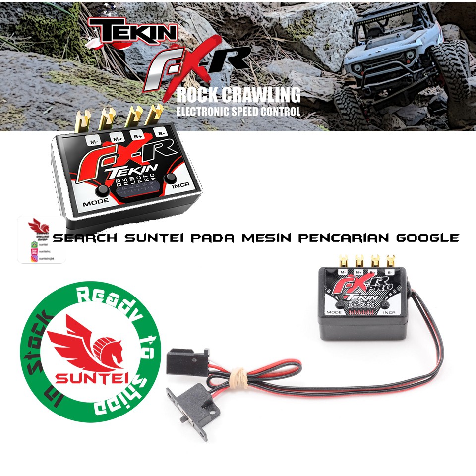 Jual Tekin FXR Pro Forward / Reverse Crawler ESC TT1093 | Shopee Indonesia