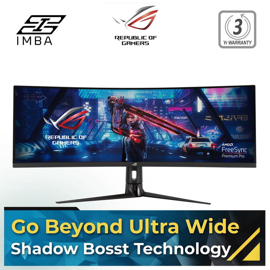 Jual Asus Rog Strix Xg49vq Super Ultra Wide Gaming Monitor 1080p 144hz Shopee Indonesia 7958