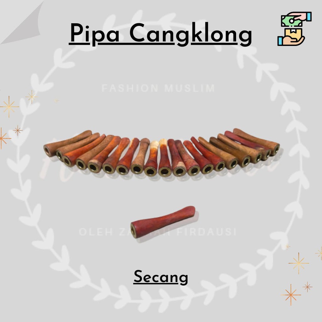 Jual Pipa Roko Cangklong Kayu Galih Kelor Rokok | Shopee Indonesia
