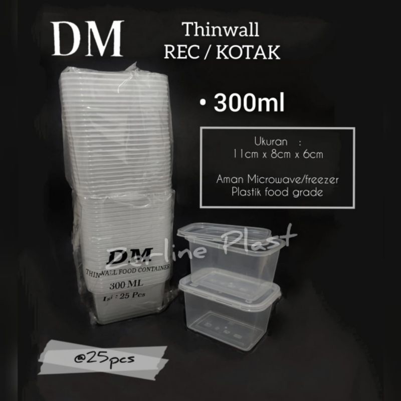 Jual Thinwall Dm Kotak Makan Rec Kotak Shopee Indonesia