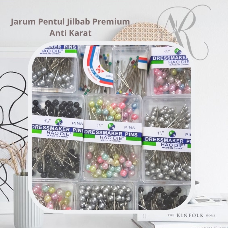 Jual 𝐒𝐇𝐀𝐍𝐈𝐀𝐇 - JARUM PENTUL | Besar Dan Kecil Warna Silver Hitam ...