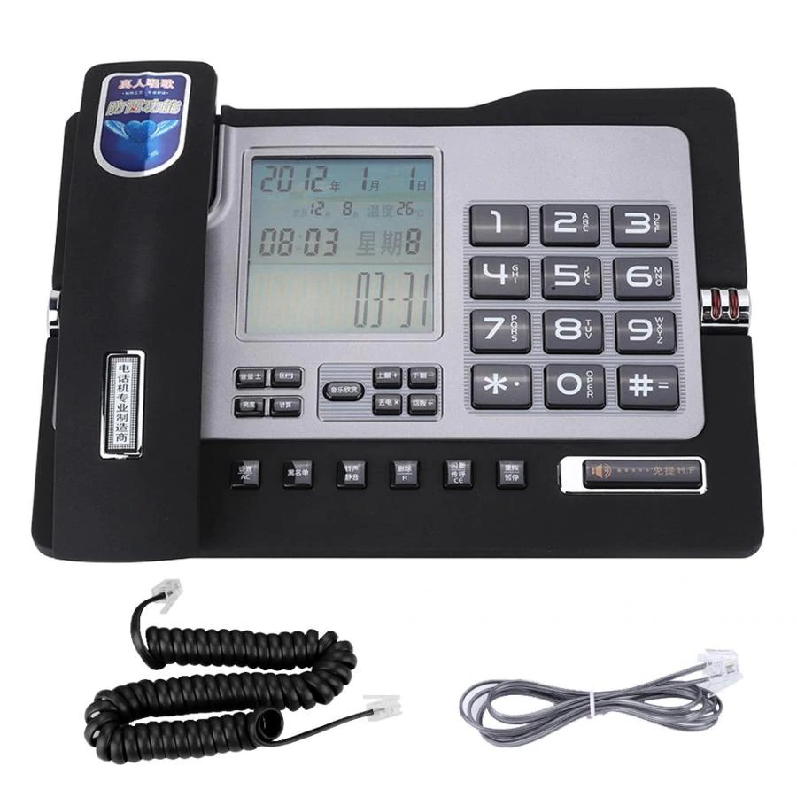 Jual G026 Caller ID Display Telephone Voice Report Paging Fixed Home ...