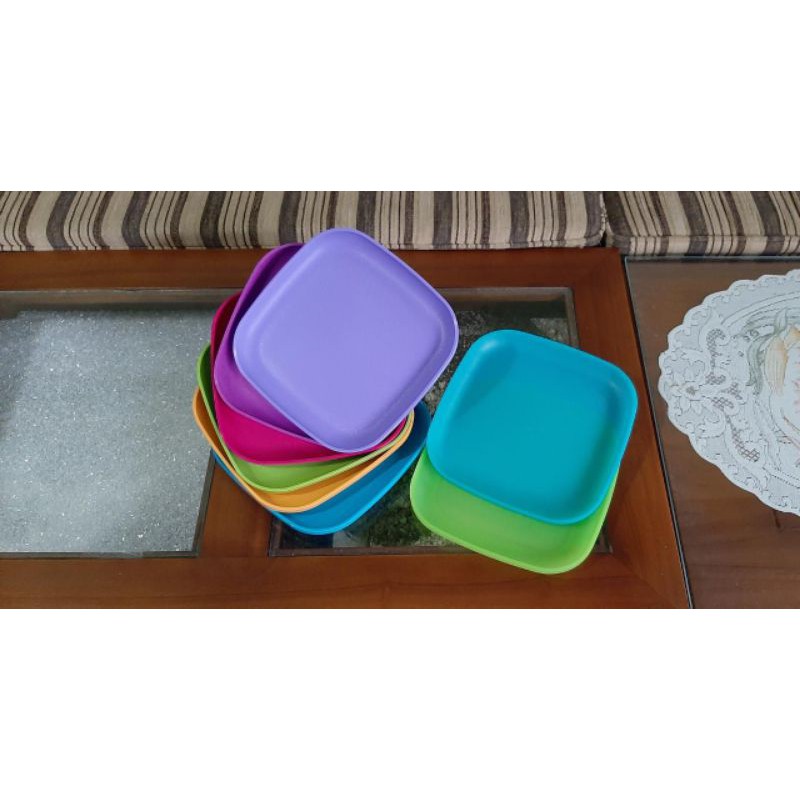 Jual Piring Kue Tupperware 20cm x 20cm | Shopee Indonesia