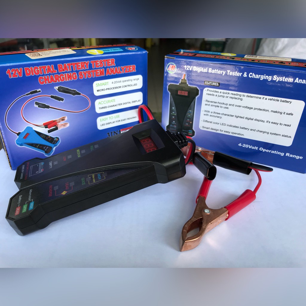 Jual ALAT TESTER AKI - Motopower Tester Baterai Digital Voltmeter