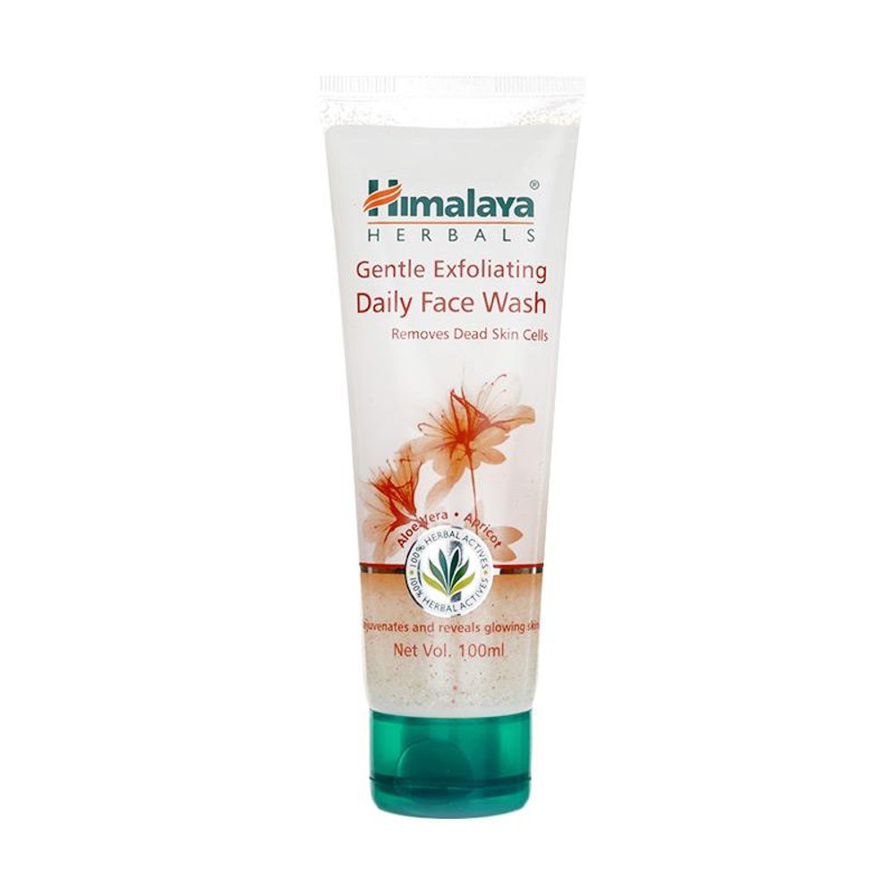 Jual Himalaya Herbal Gentle Exfoliating Daily Face Wash 50ml / 100ml ...