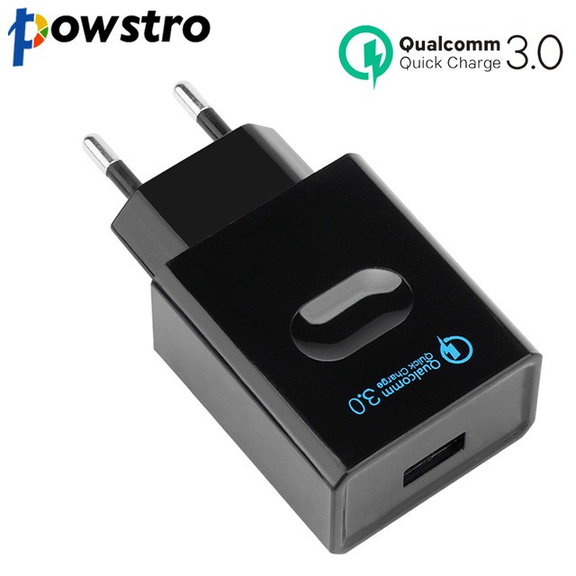 Jual Powstro Portable USB 5V 3A Adapter Quick Charge Wall Charger ...