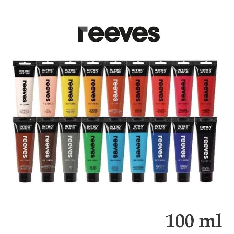 Jual Reeves Intro Acrylic Color 100ml / Cat Akrilik Reeves Satuan ...