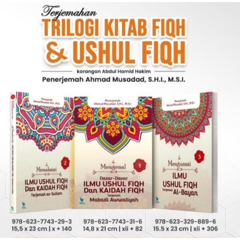 Jual BUKU ORIGINAL PAKET TERJEMAH TRILOGI KITAB FIQH DAN USHUL FIQH 3 ...