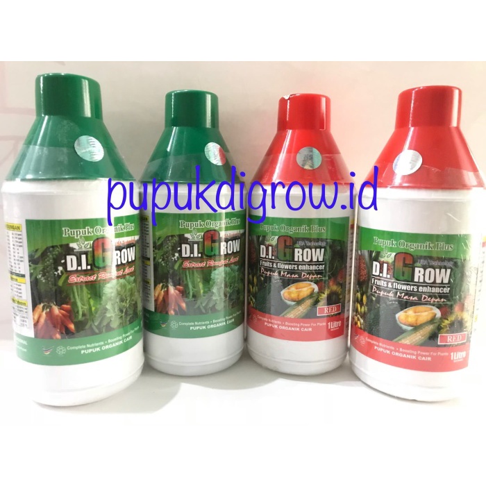 Jual Pupuk Organik Digrow Hijau Merah Lt Pupuk Cair Organik Di Grow Hijau Shopee Indonesia