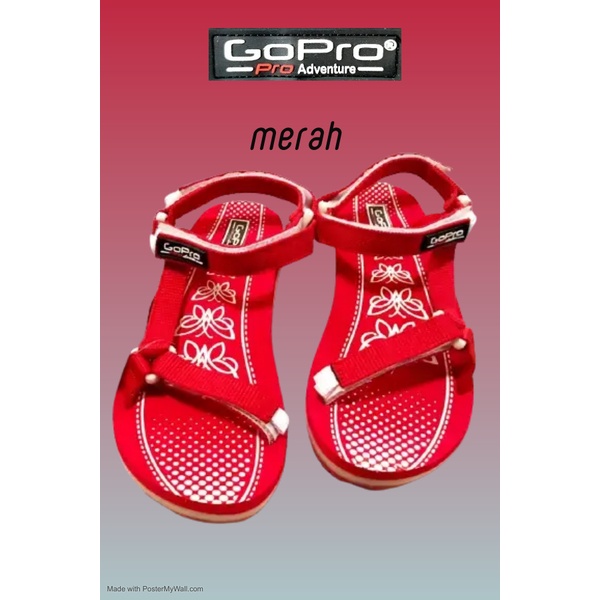 Jual GoPro Sandal Gunung Wanita Hiking Sol ringan awet pakai Tali ...