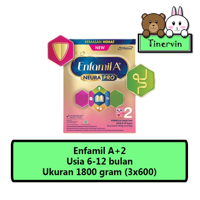 Jual Enfamil A+ 2 1800 gram KEMASAN BARU!! | Shopee Indonesia