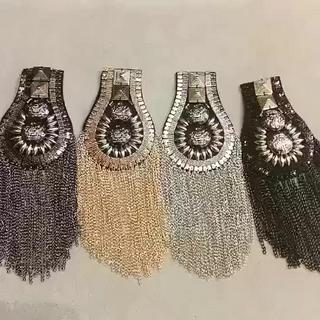 Jual 1pc Bahu Model Rumbai Rivet / Epaulet Tanda Pangkat Aksen Rivet ...