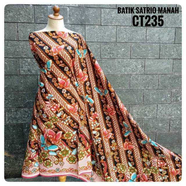 Jual Batik Satrio Manah Kain Batik Kombinasi Cap Tulis Jarik Katun