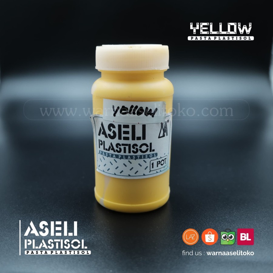 Jual Aseli Plastisol - Yellow 1 Pot | Shopee Indonesia