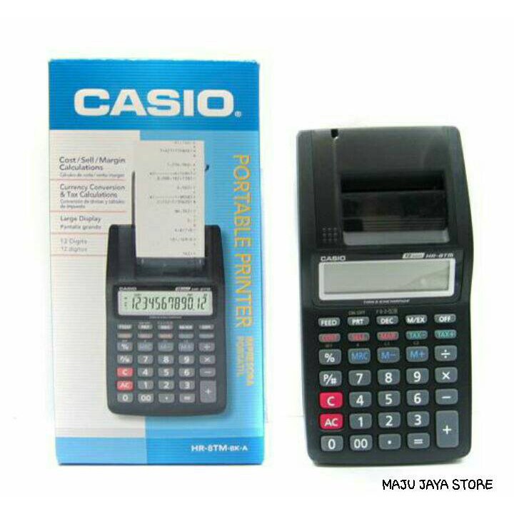 Jual PRINTING CALCULATOR CASIO HR 8TM Shopee Indonesia